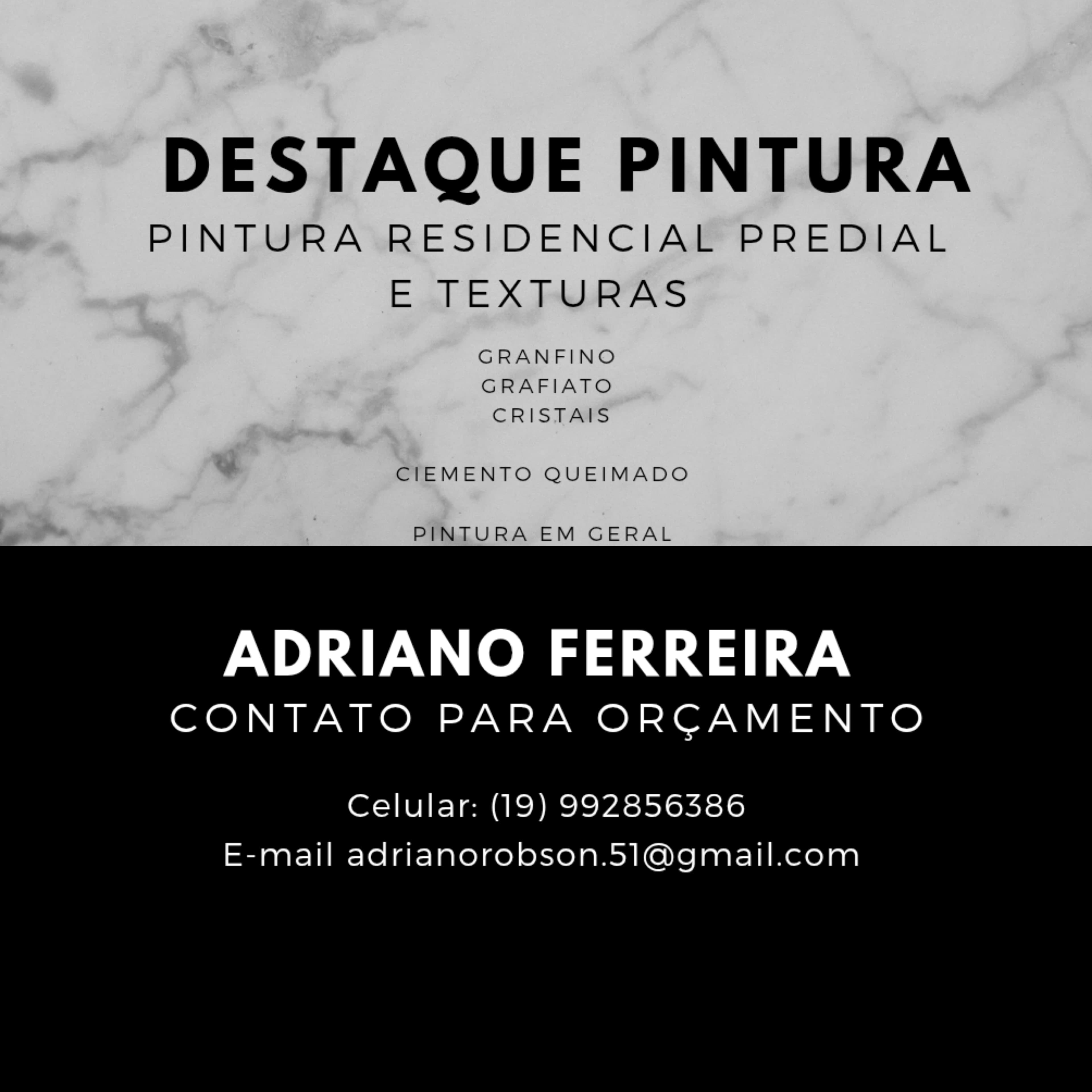 Capa de Adriano Robson da Costa Ferreira