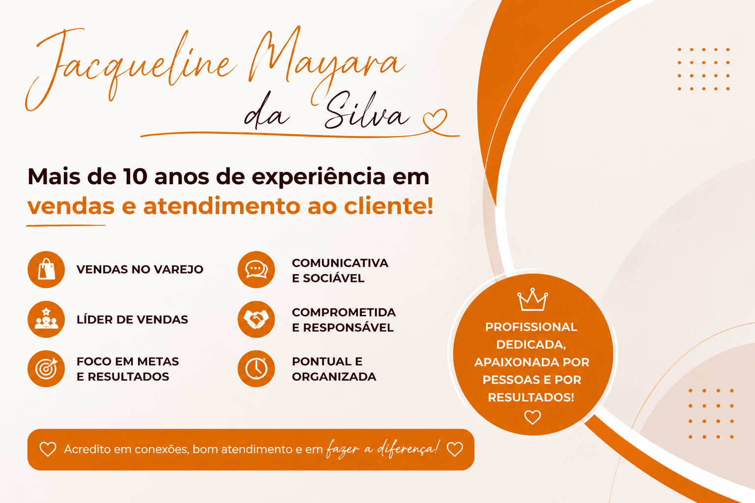 Capa de Jacqueline Mayara da Silva